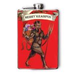 Christmas Krampus Flask
