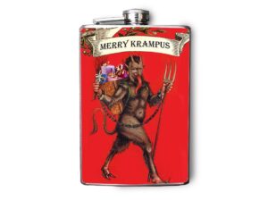 Christmas Krampus Flask