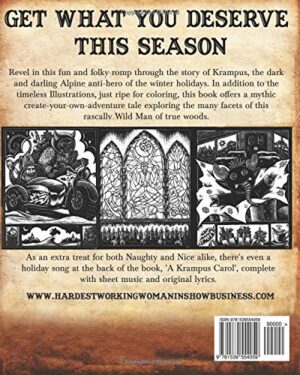 Krampus Coloring Book - Back Cover